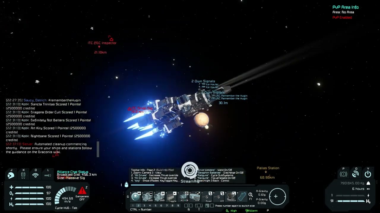 Breaking the UNN Blockade of Pallas: Space Engineers: Draconis Expanse