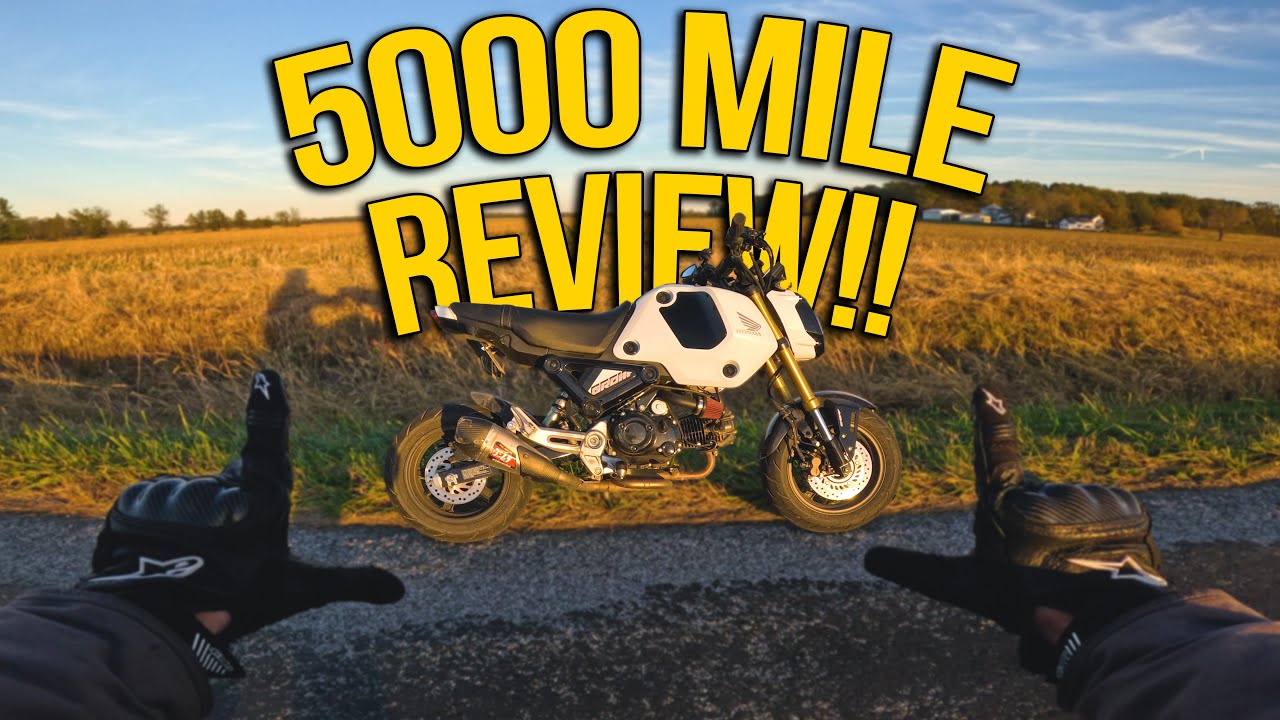 Обзор HONDA GROM (5000 миль)!! ХОРОШЕЕ И ПЛОХОЕ...