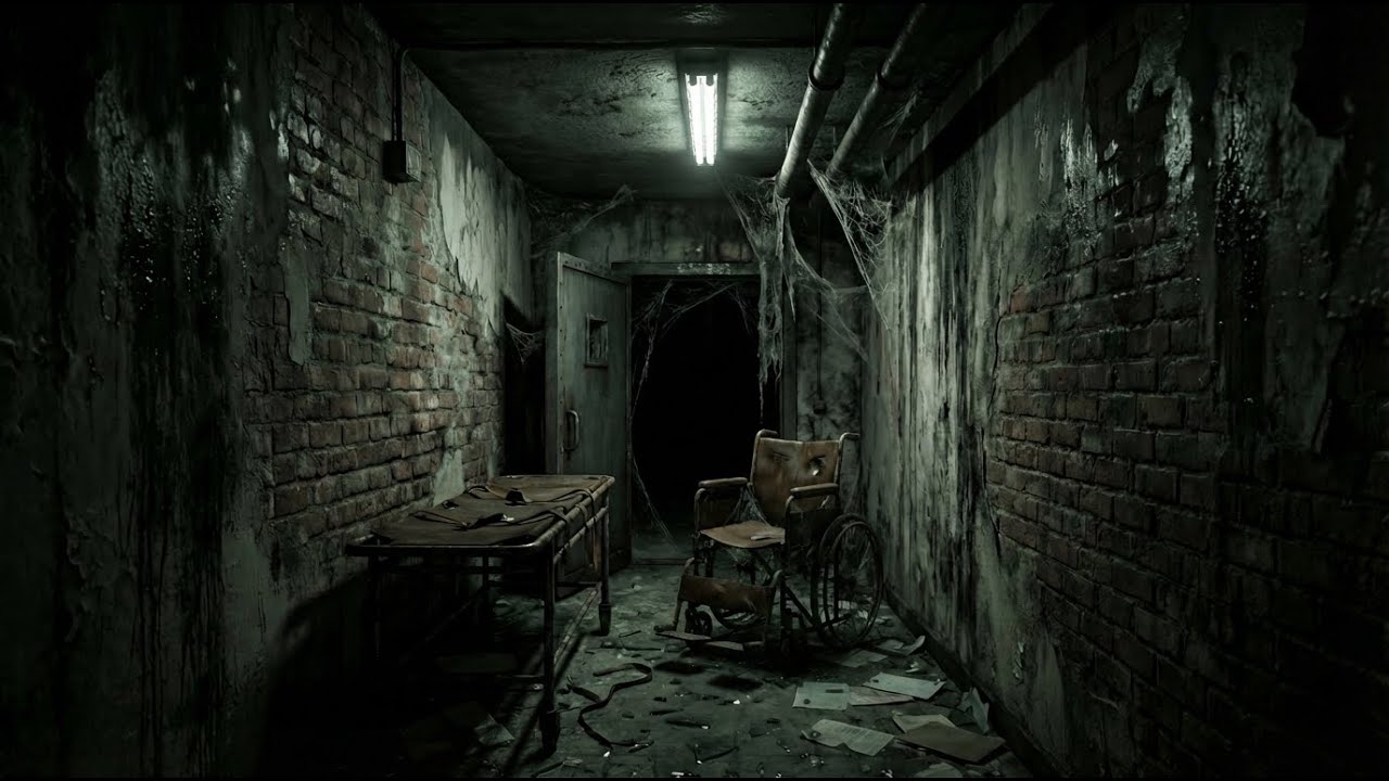 Abandoned Asylum Horror Ambience 🕯️ | Dark Atmospheric Sounds 4K | 2 Hours of Dread