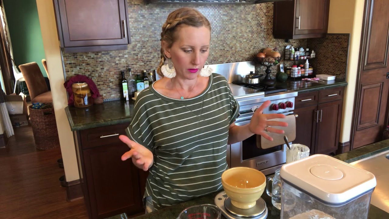 Activating your starter from the refrigerator for making sourdough bread