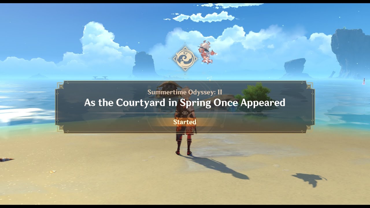 Summertime Odyssey: Part 2 - A Courtyard in Spring Once Appeared [Genshin Impact][2.8 Event]