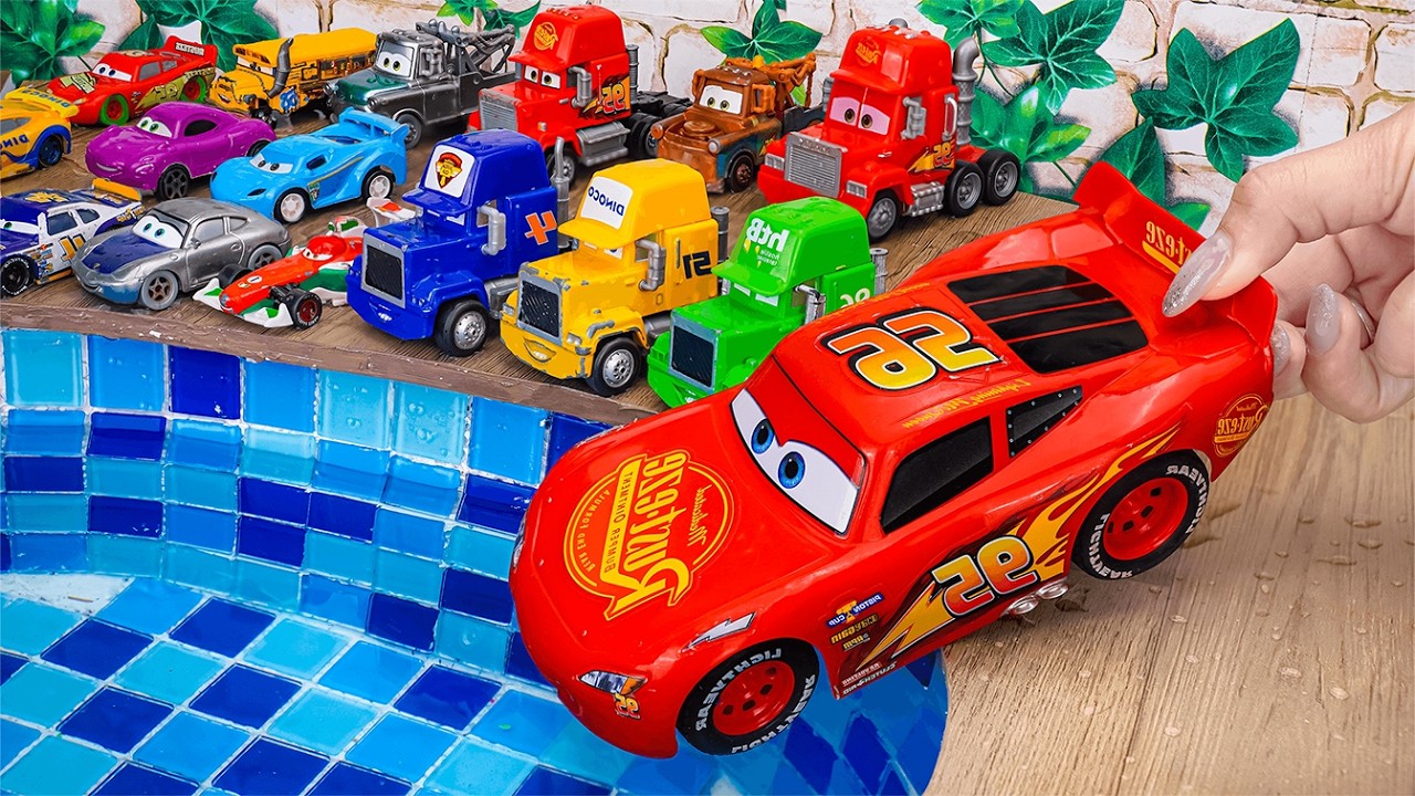 Disney Pixar Cars Unboxing Review | Full Lightning McQueen, Tow Mater, Doc | Tiny Wheels ASMR