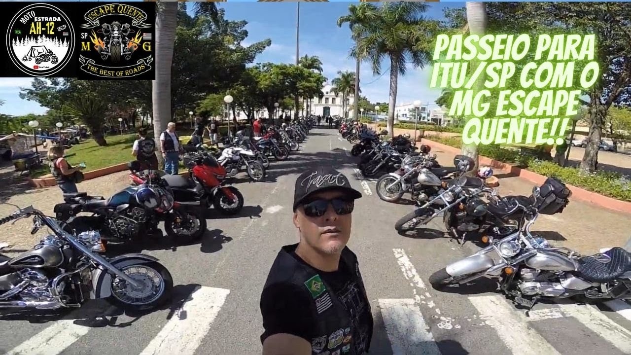 Passeio de moto para Itu/SP com o Moto grupo Escape Quente.
