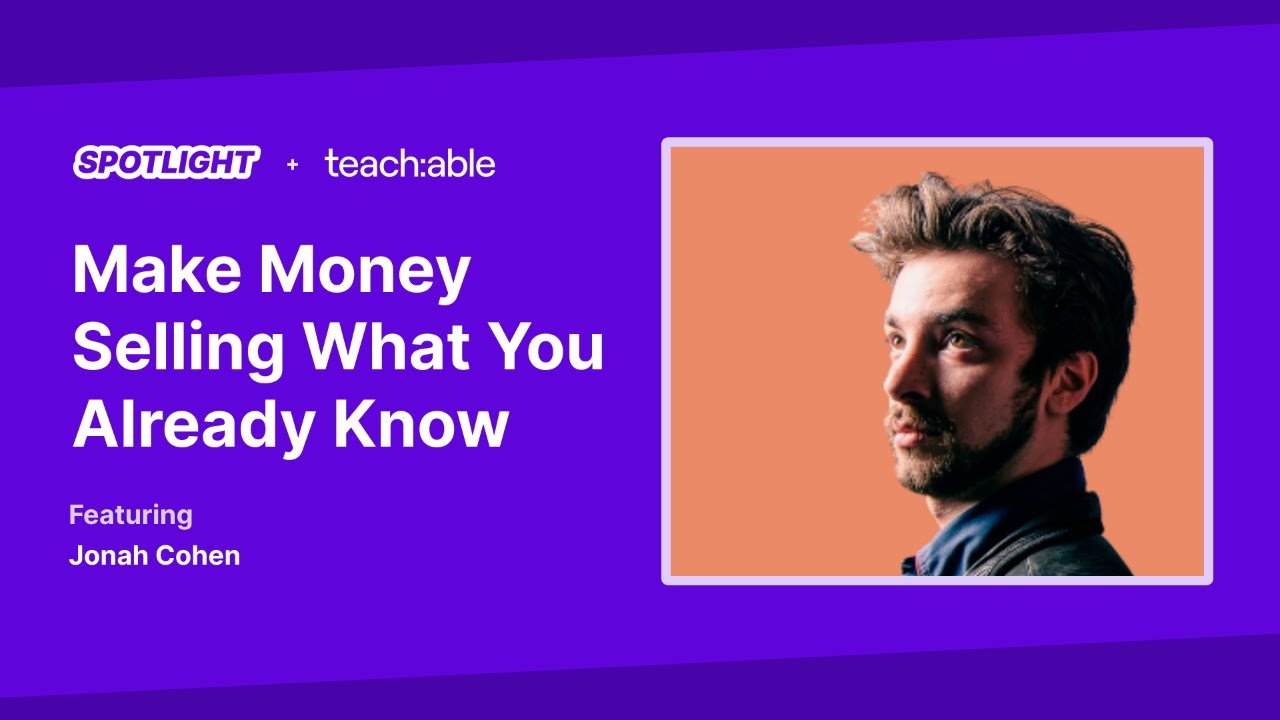 Make Money Selling What You Already Know