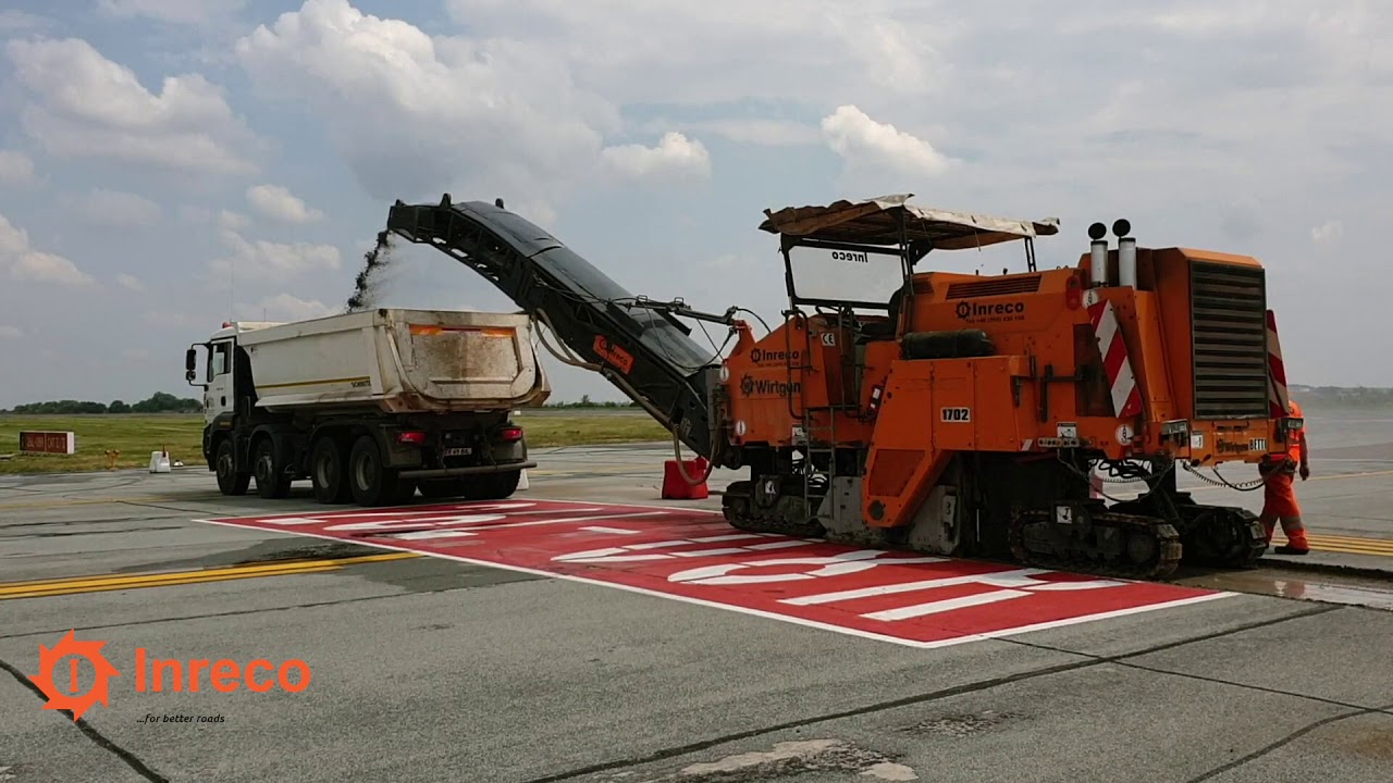 INRECO Remix - frezare beton - Wirtgen W200i/ 1900DC/ W2000
