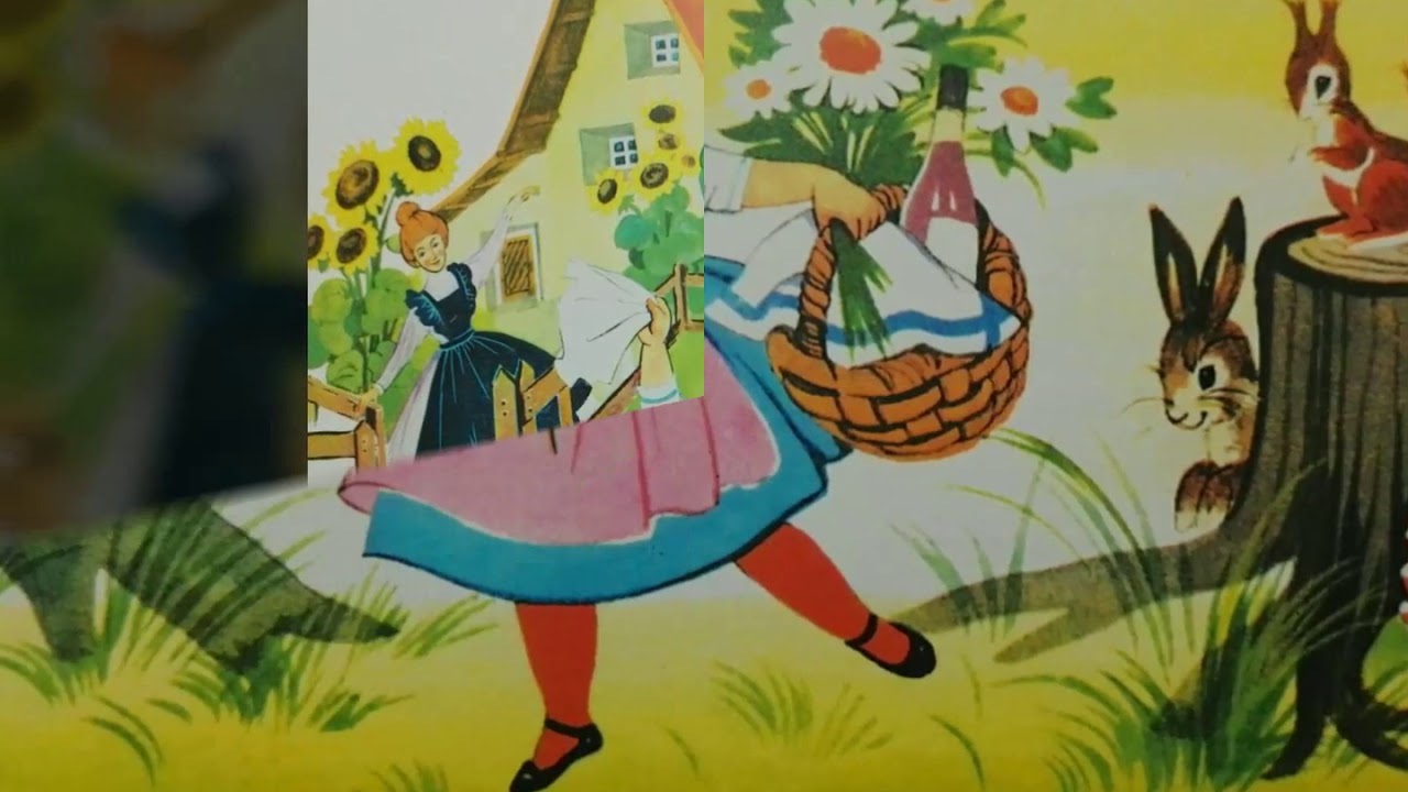 schöne Bilder von Rotkäppchen😍😍Little Red Riding Hood story😍😍😍🐝🐝