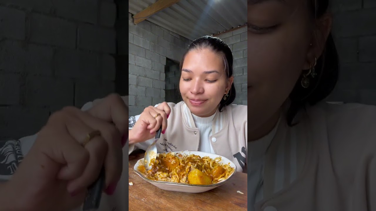 CARNE COZIDA ARROZ E MACARRÃO ALMOÇO DE HOJE 
