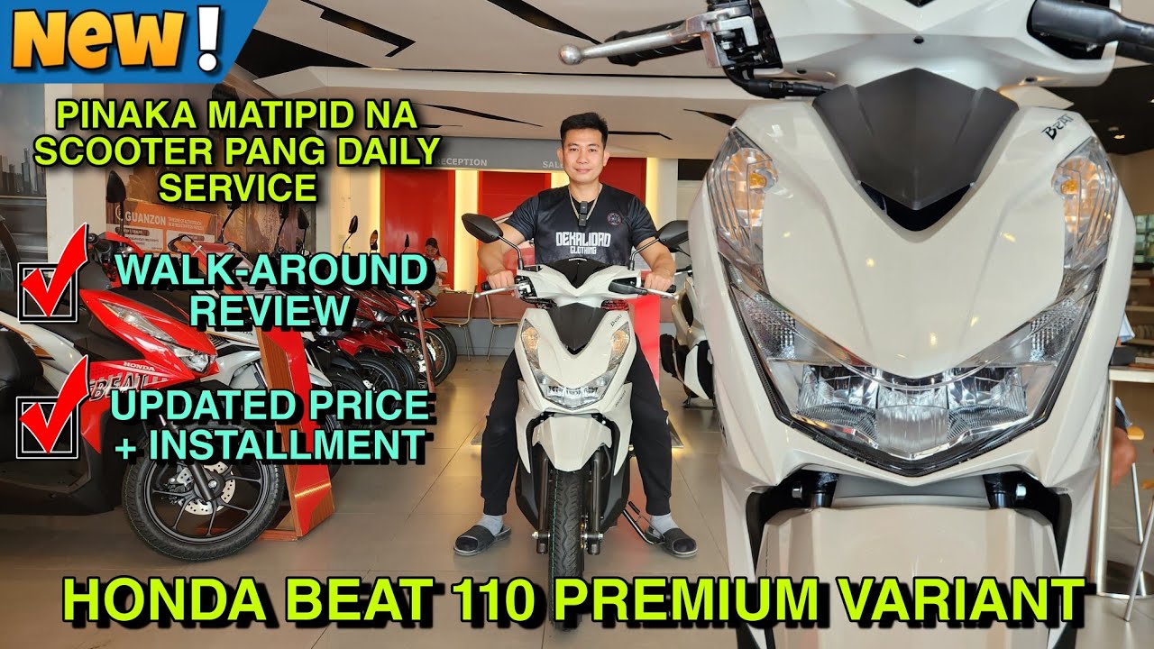 HONDA BEAT 110 PREMIUM VERSION WHITE