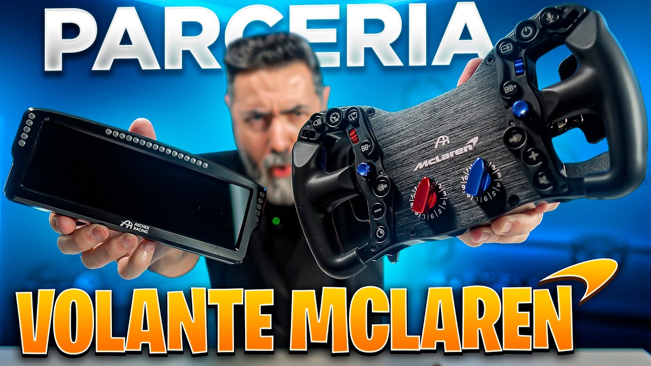 Game Changer - Volante com Peças REAIS do McLaren Artura!