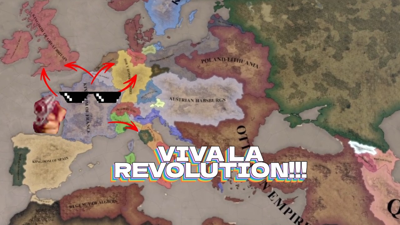 Playing Hoi4 but it takes place in the Napoleonic Wars
