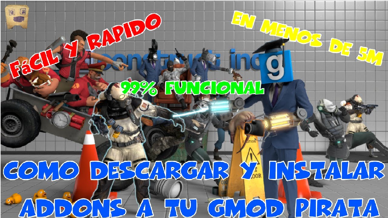 Como instalar mods a tu gmod pirata para pc✅️