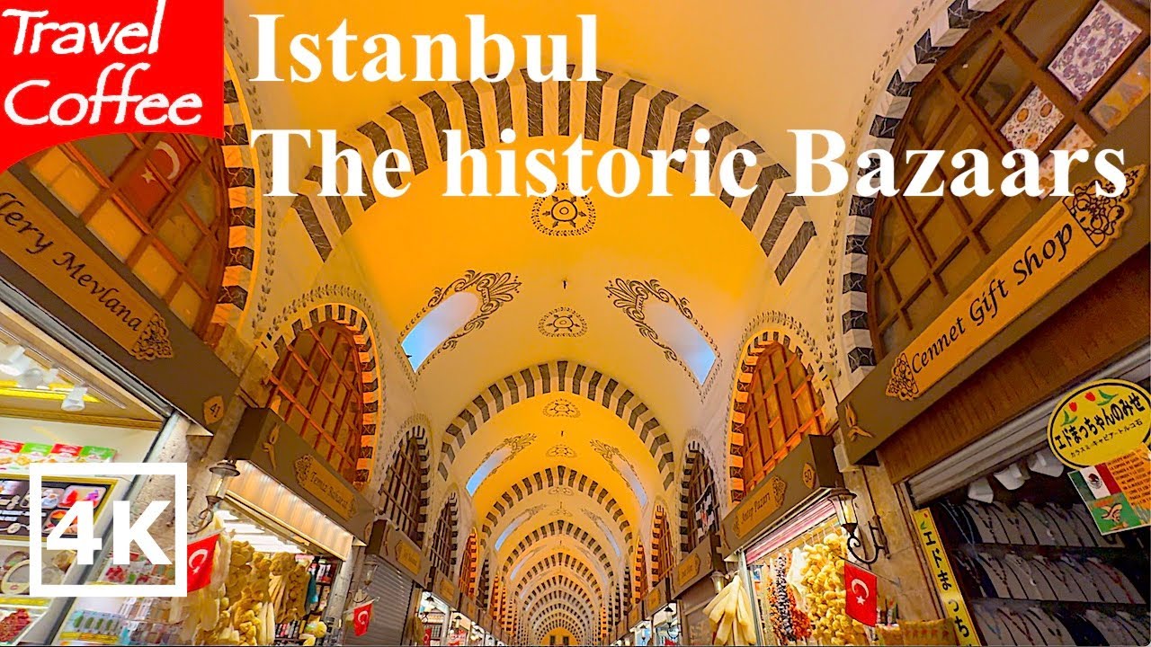 ISTANBUL Türkiye 🇹🇷 | 4K UHD | Walk with me in the old BAZAARS of ISTANBUL
