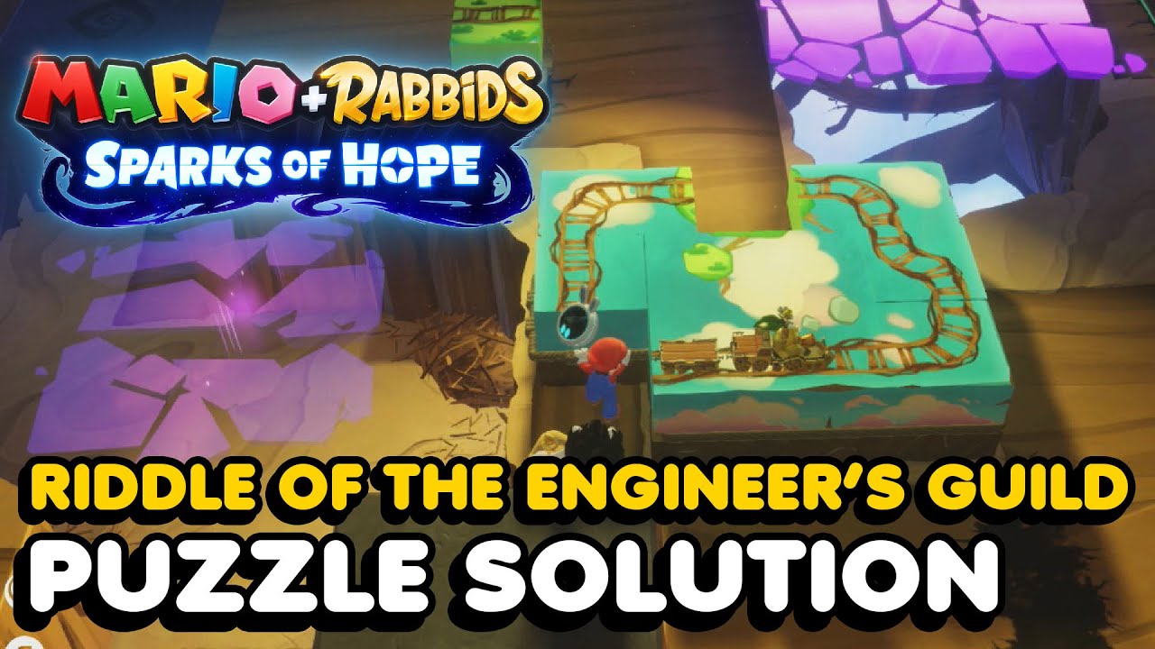 The Riddle Of The Engineer's Guild Puzzle Solution In Mario + Rabbids Sparks Of Hope