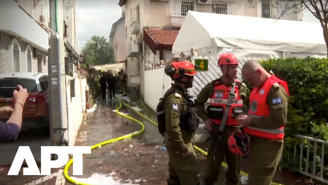 Israeli Emergency Teams Rush to Petah Tikva After Missile Strike in Central Israel | APT