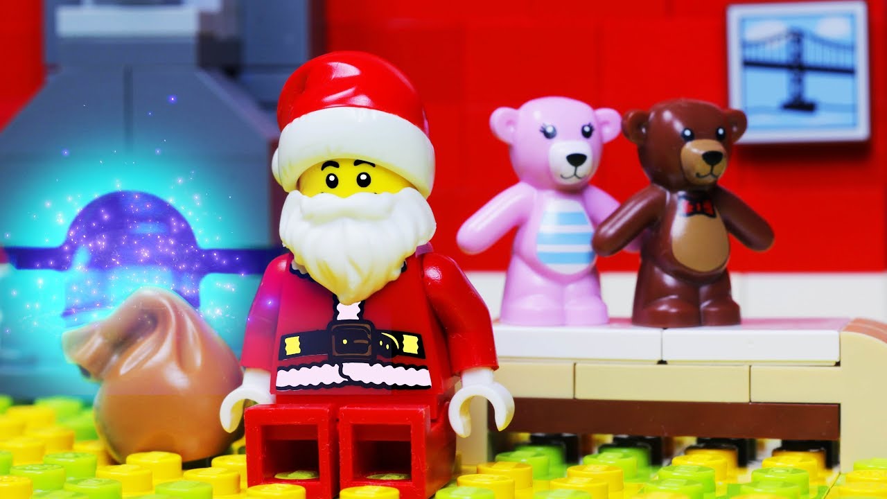 Lego Christmas Stop Motion - Homeless Santa Claus Fail