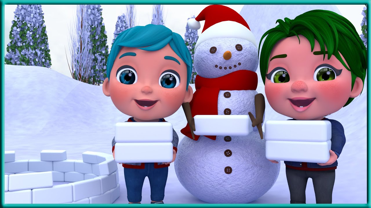 Fun in the House of Snow |  Nursery Rhymes - Kids Songs  @cococrazybabycartoon 