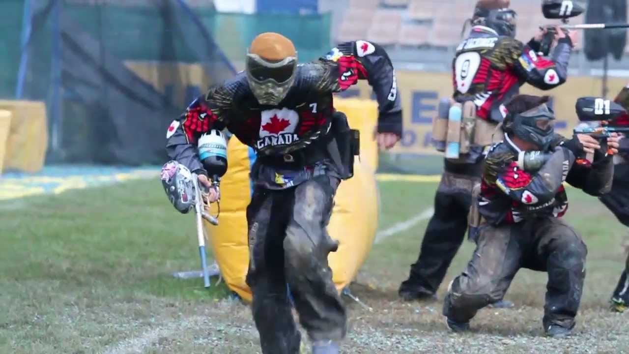 Team Canada at Paintball Nation's Cup