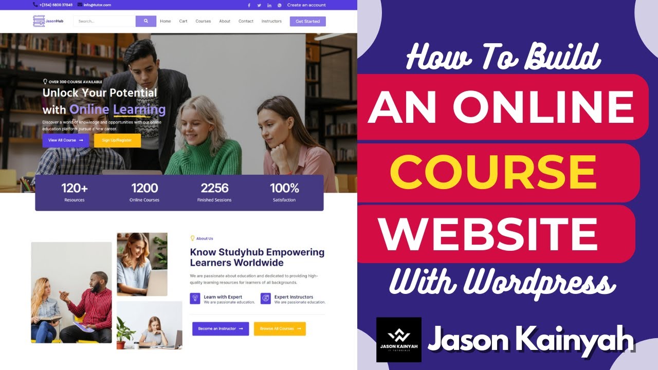 How To Build A Magnificent Online Course Website like Udemy with WordPress - Absolutely FREE!