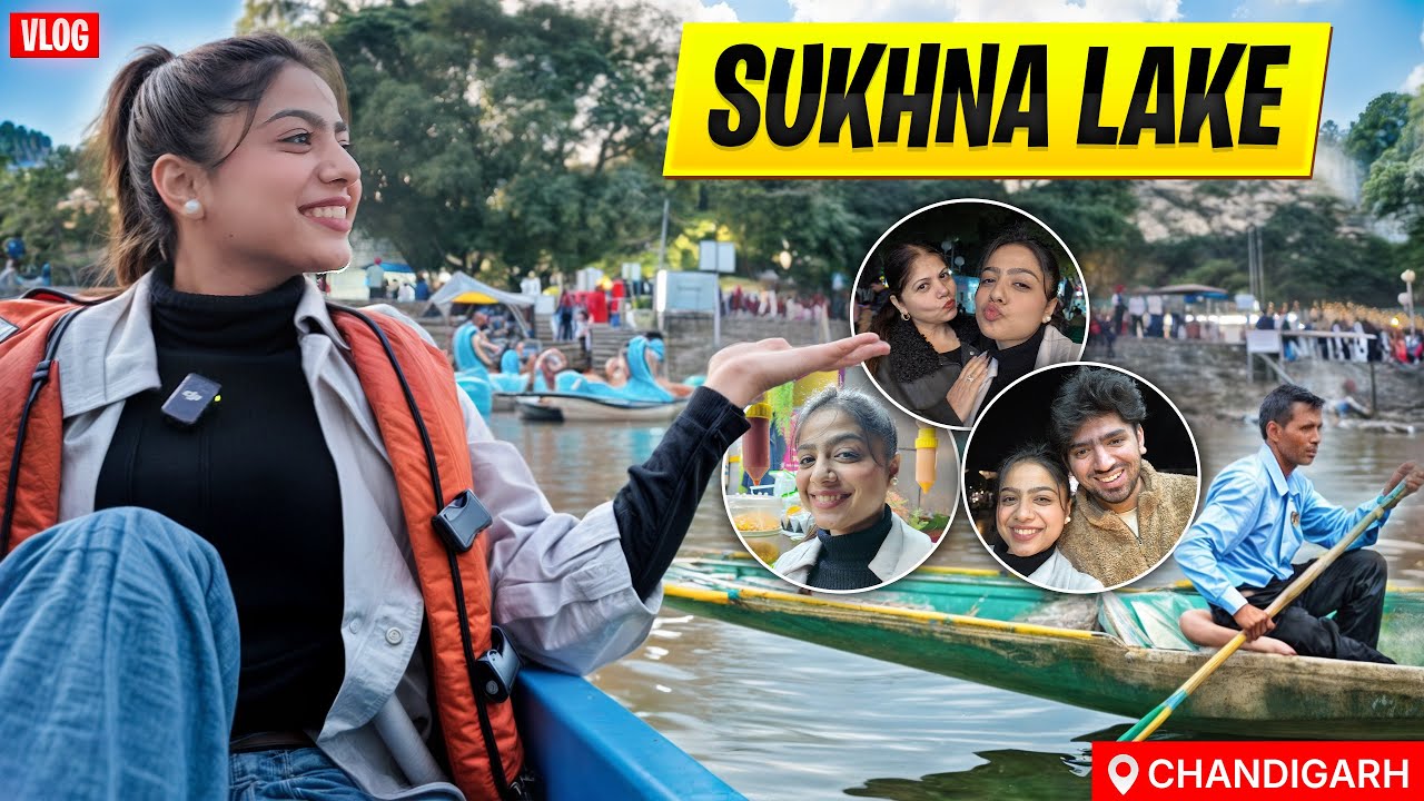 Sukhna Lake Chandigarh | Full Vlog | Sunset, Boating & Views