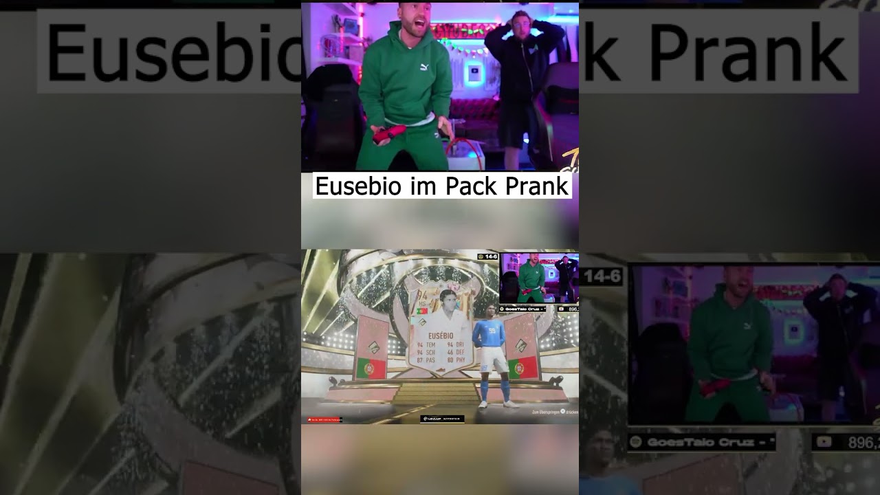 Eusebio im Pack PRANK!