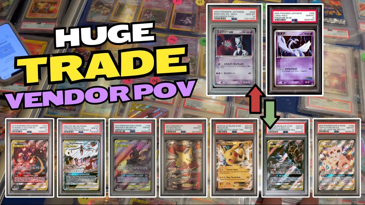 Pokemon Vendor POV | Fishtown Card Show - HUGE TRADE