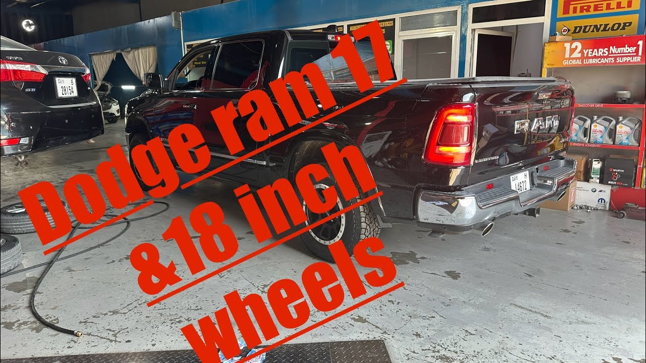 2019 to 2024 Dodge ram 1500 method wheels 18 and 17 inch