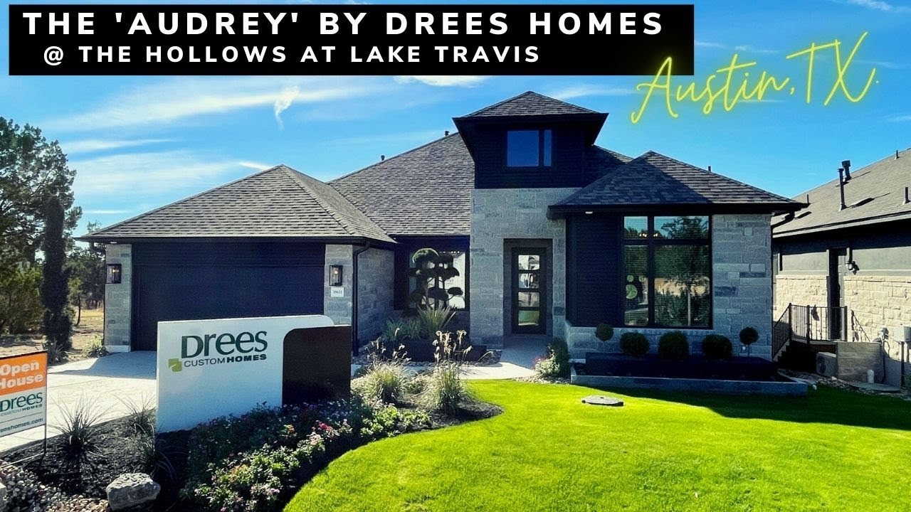 Austin, Texas | Drees Homes Audrey Plan | 2753 SF | 4 Bedrooms | 3 Bath | The Hollows at Lake Travis