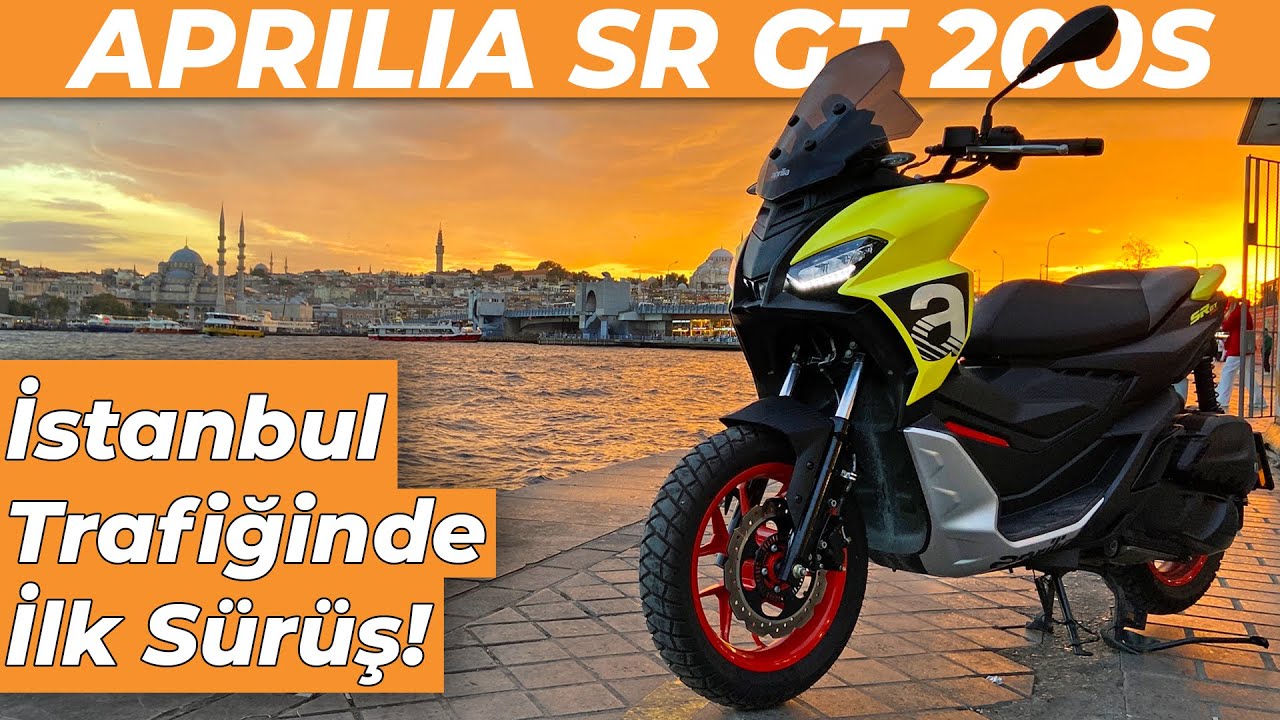 Aprilia SR GT 200 S İlk Sürüş! İstanbul Trafiğinde Denedik 😎
