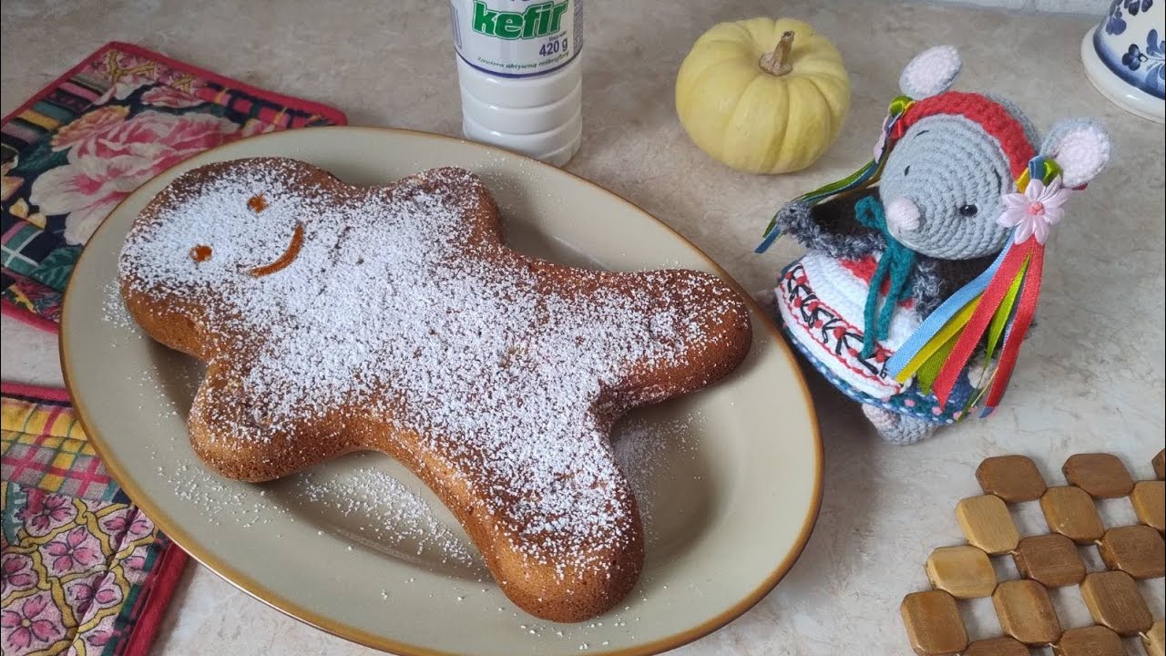 Печений оладок з кефіру в духовці — як 🍩, без смаження | Родинний рецепт