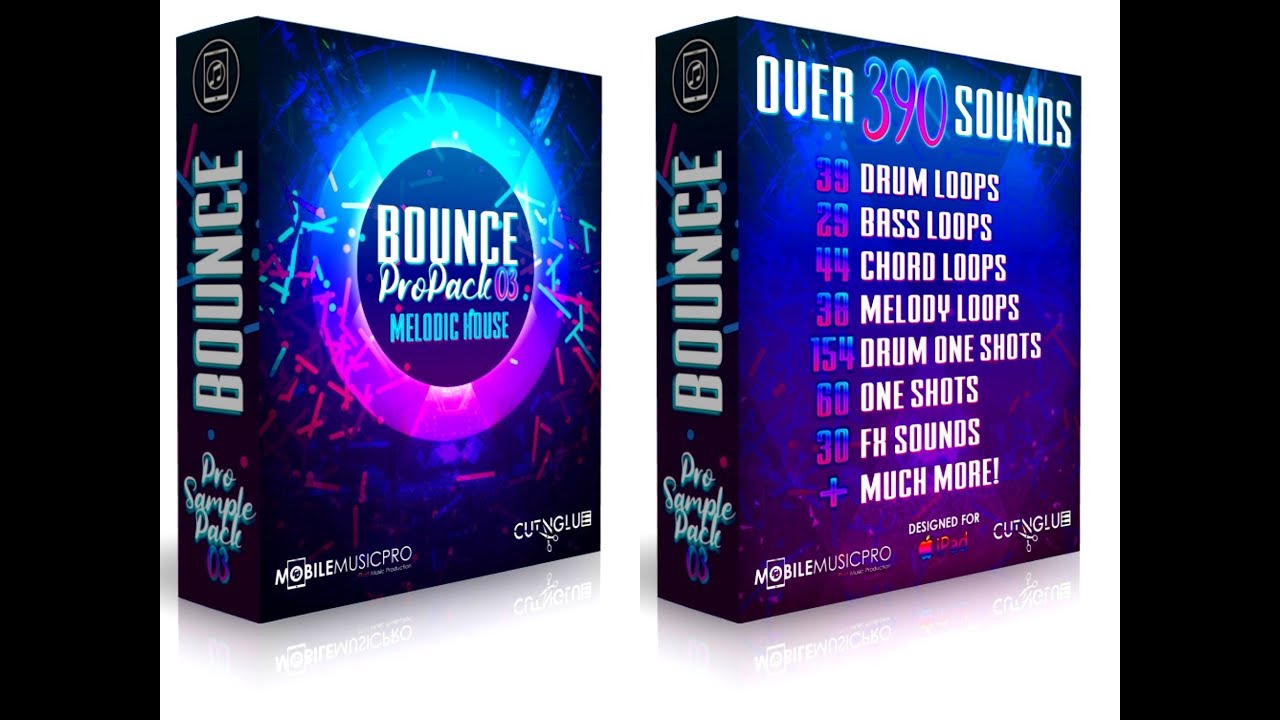 MobileMusicPro - BOUNCE Melodic House - Pro Pack 3 - Demo & Review