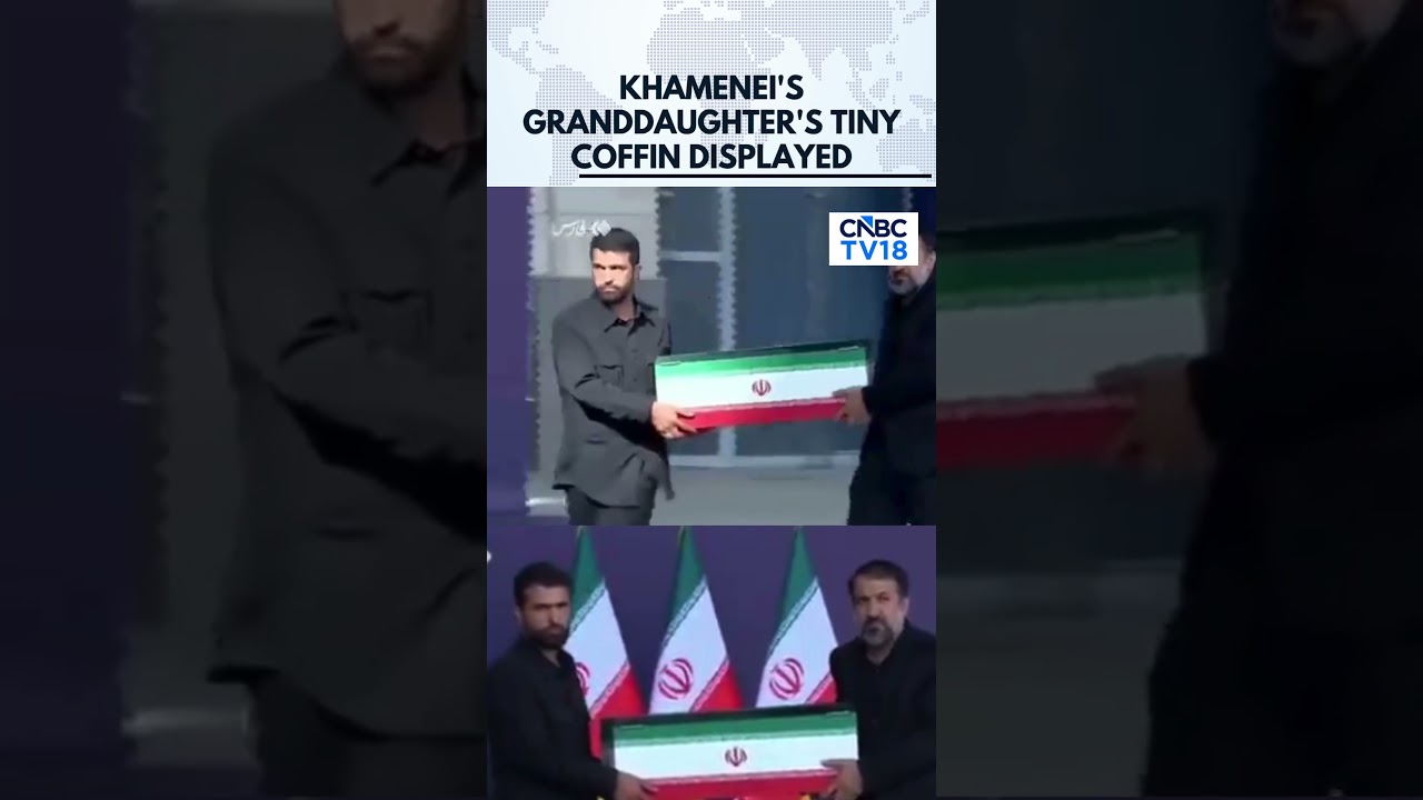 Khamenei's 14-Month-Old Granddaughter's Coffin Displayed At Tehran's Grand Mosalla Ahead Of Funeral