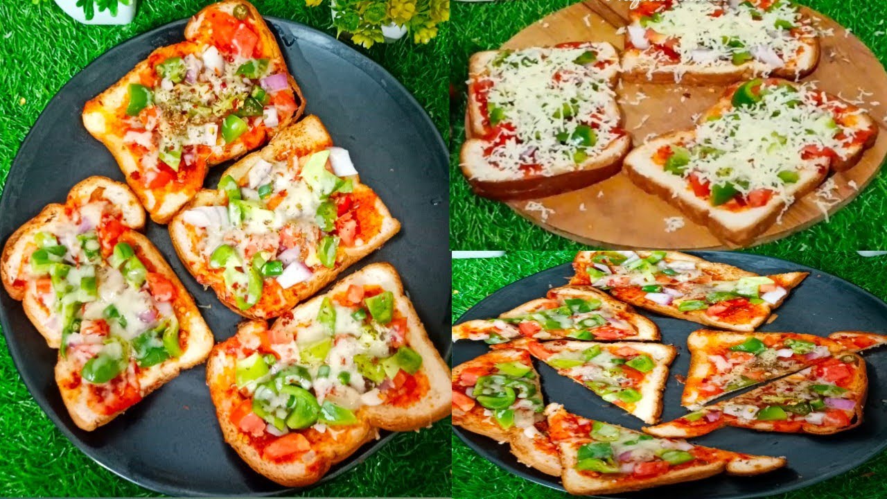 Cheese Yummy Bread pizza Recipe 🍕😋