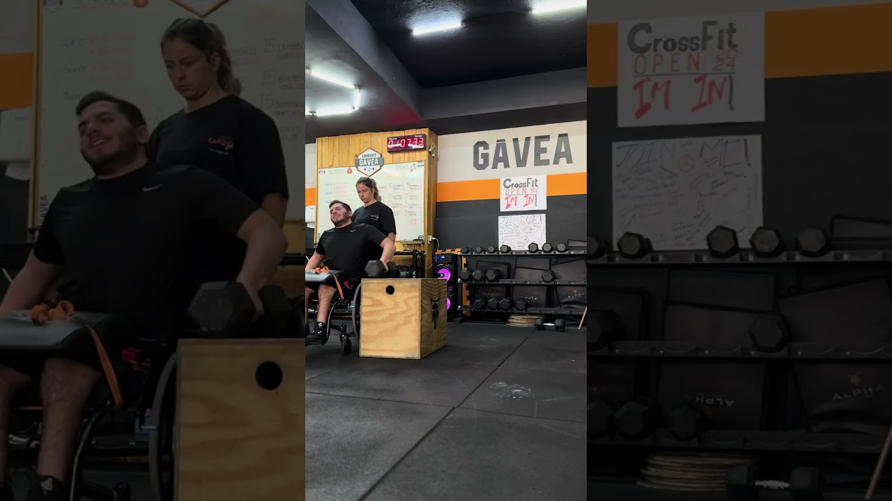 ADAPTIVE CROSSFIT OPEN 24.1 SEATED WITHOUT HIP FUNCTION