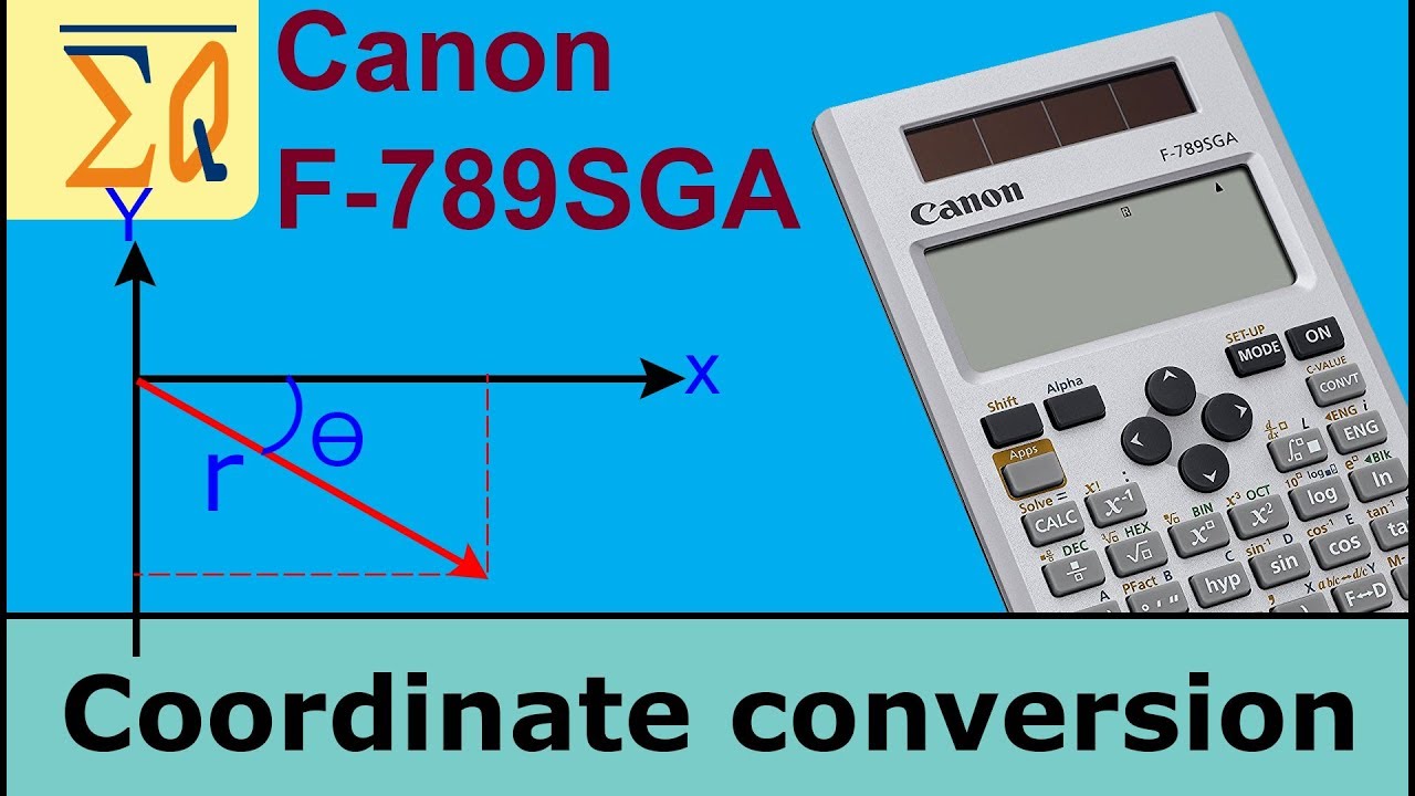 Canon F-789SGA: преобразование полярных и прямоугольных координат