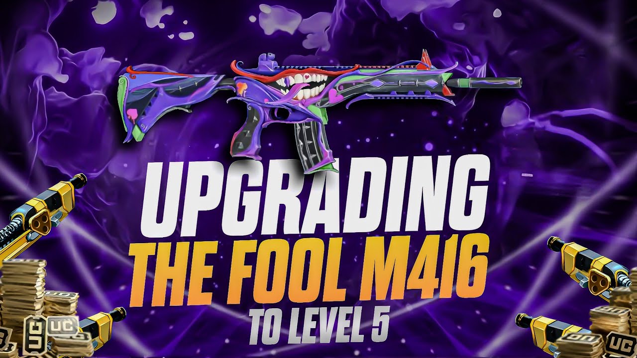 UPGRADING THE FOOL M416 TO LEVEL 5 🥶 | PUBG MOBILE