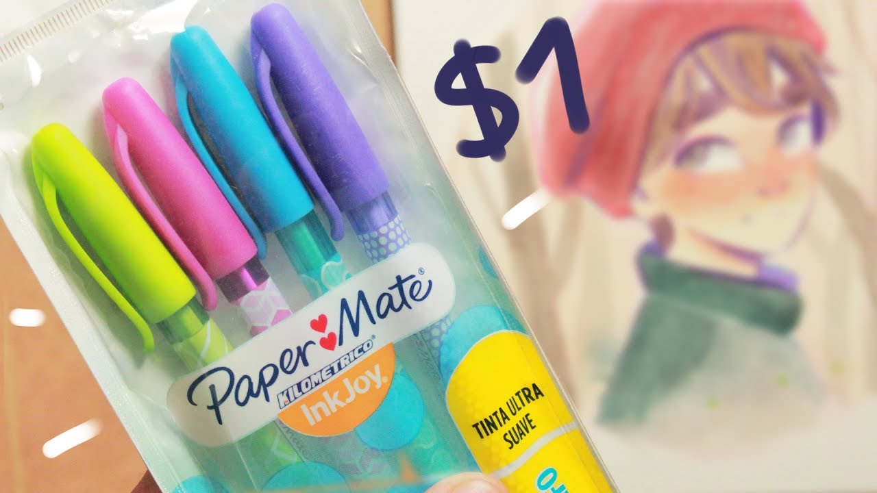 HICE UN DIBUJO CON MATERIALES BARATOS DE WALMART!!| ¿Buenos resultados?