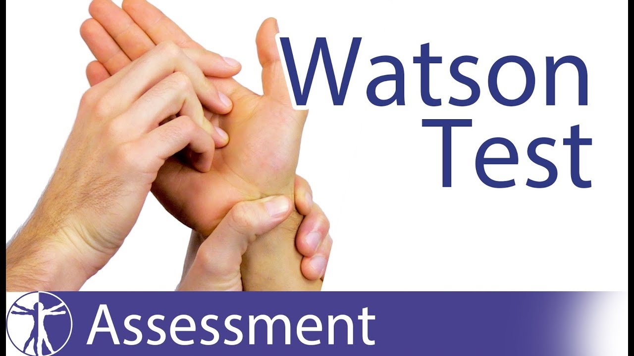 Watson Test / Scaphoid Shift Test | Scapholunate Instability