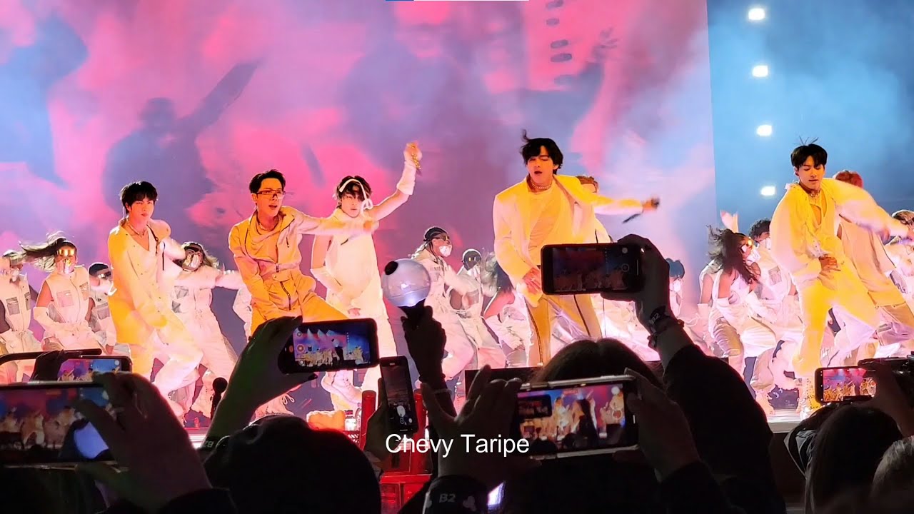 12022021 Fire(Remix) + Dope by BTS Permission to Dance Concert [Extended Stage View]