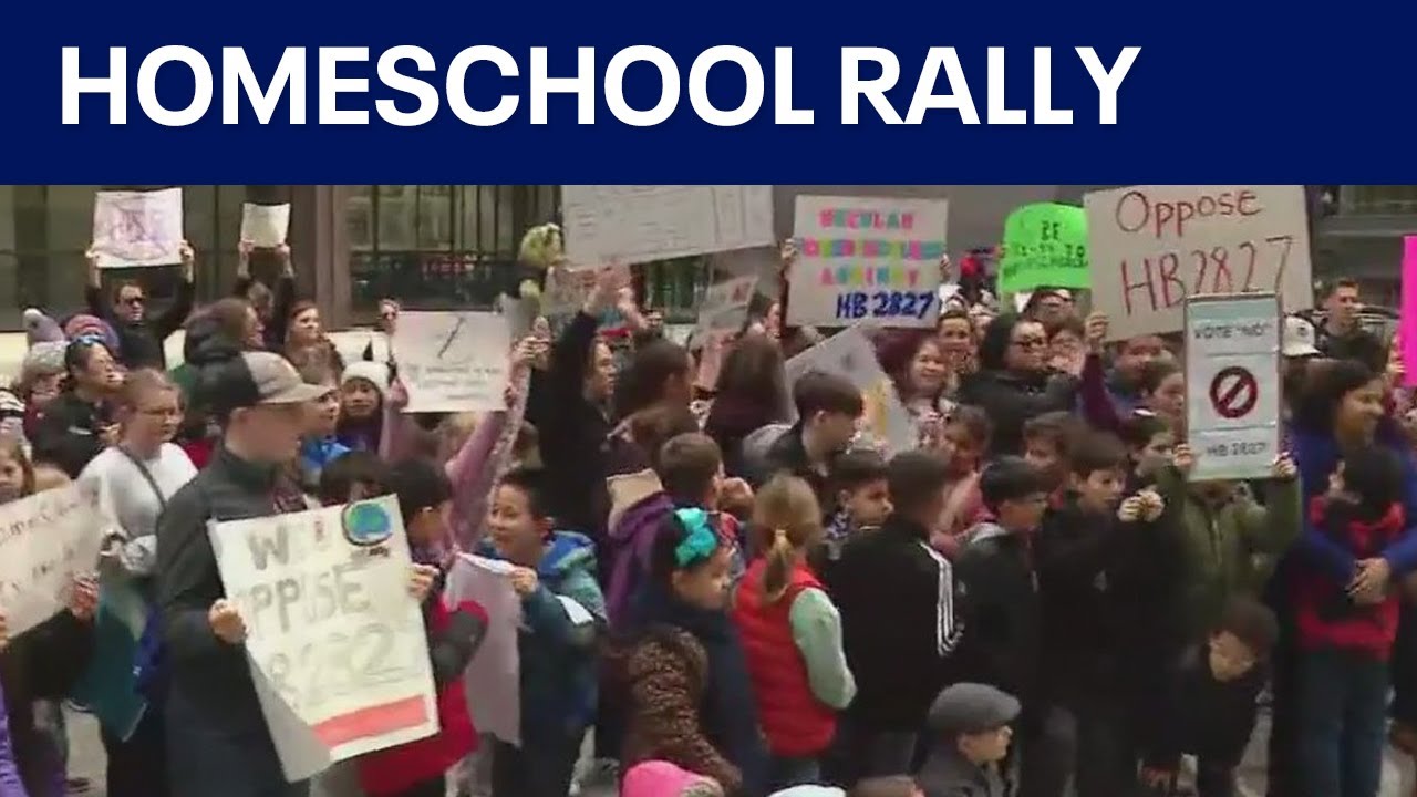 Illinois homeschool bill sparks controversy, parents rally in protest