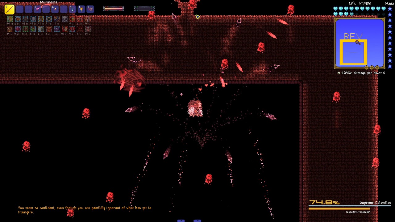 Terraria Calamity Mod - Supreme Calamitas True Melee