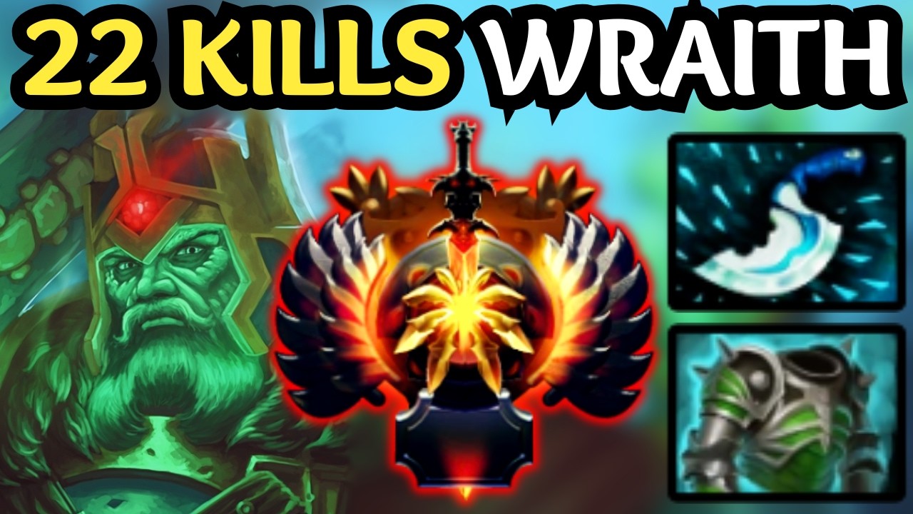 🔥 22 KILLS WRAITH KING &mdash; Enemy Can&rsquo;t Kill the King 🔥 Dota 2 Gameplay