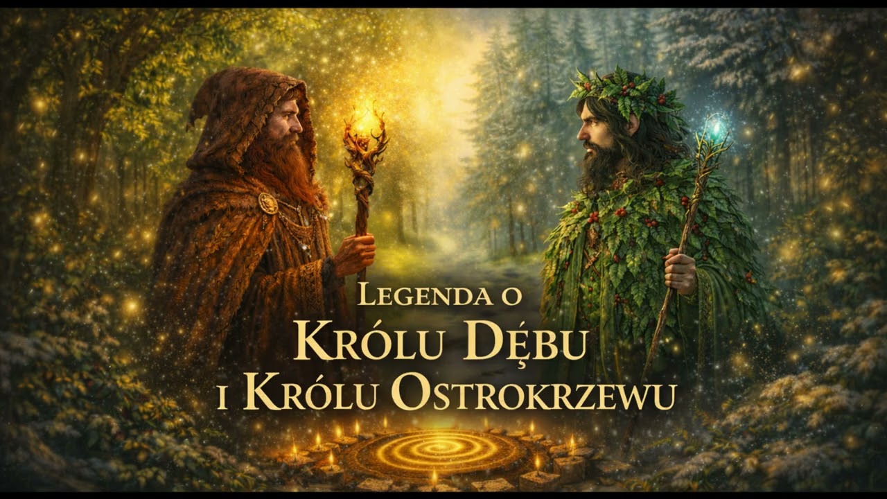 The Story of the Oak King and the Holly King | Legenda o Królu Dębu i Królu Ostrokrzewu