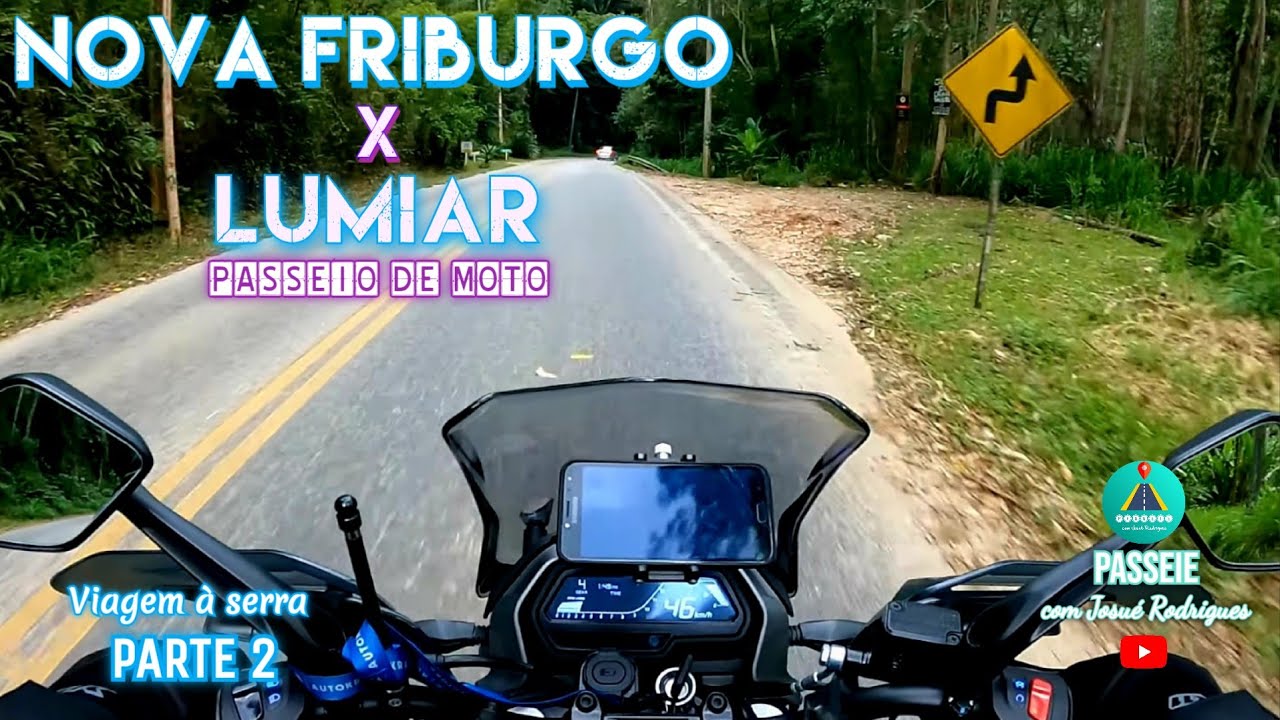 NOVA FRIBURGO  X  LUMIAR (Passeio de moto - Dominar 400)