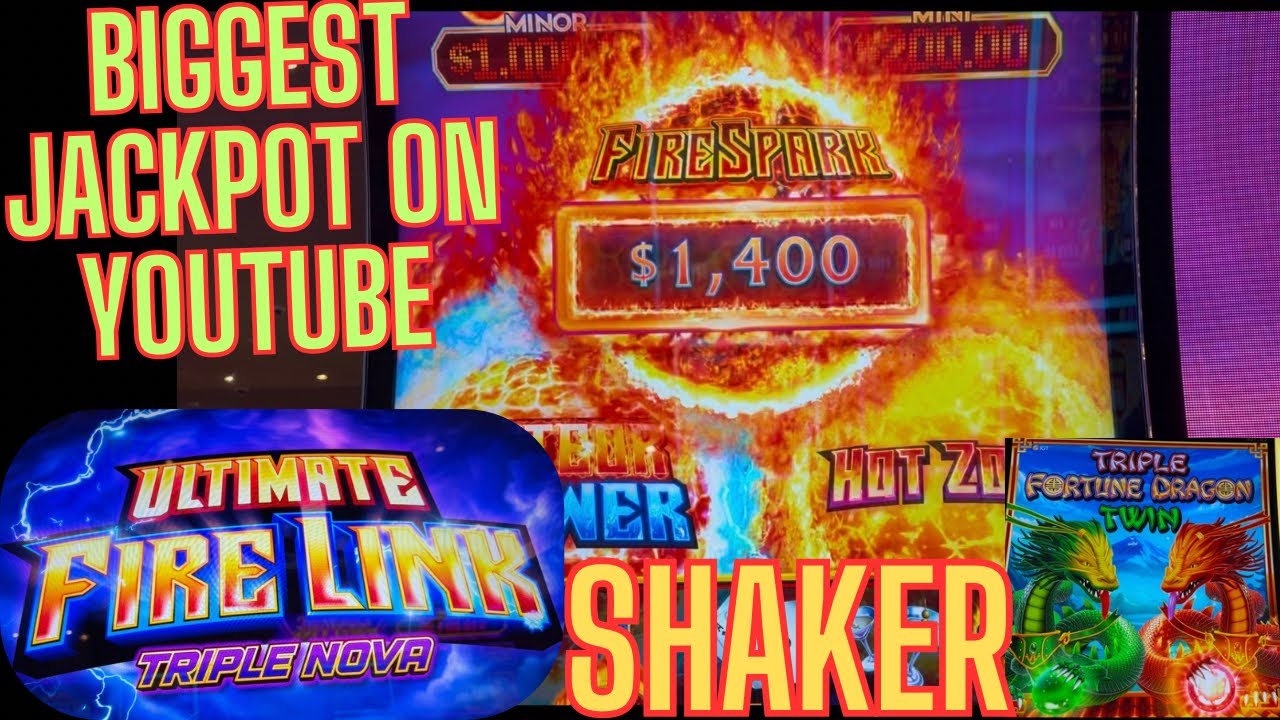 Biggest Jackpot on YouTube On Ultimate Fire Link Triple NOVA ☄️ SHAKER on TFD TWIN