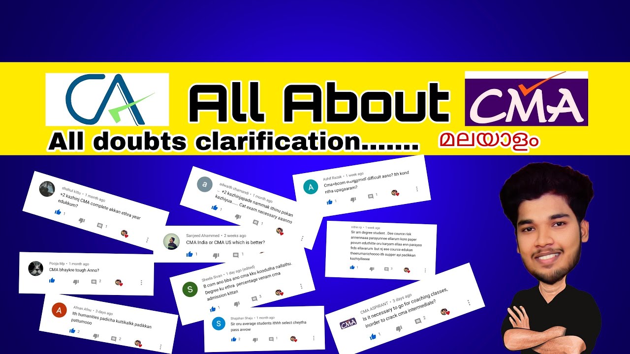All About CMA & CA || All Doubts Clarification || Course Details in മലയാളം || Sagar S Nair