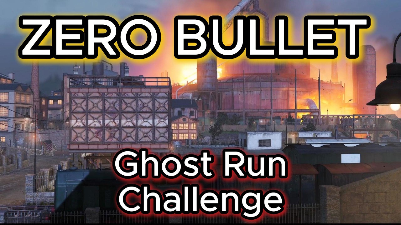 Zero Bullet Ghost Challenge in War Factory | Authentic Stealth No HUD