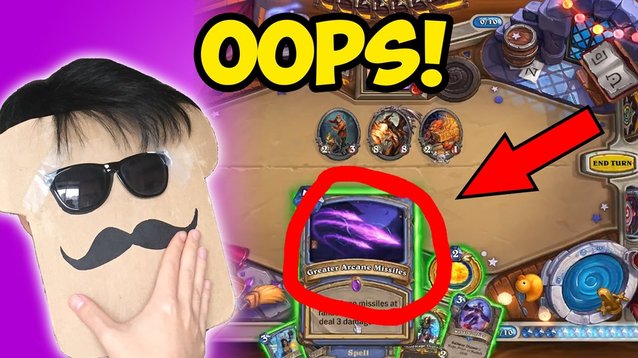 [Hearthstone] Disguised Toast SCREWS UP and MISPLAYS! (with Explanation)
