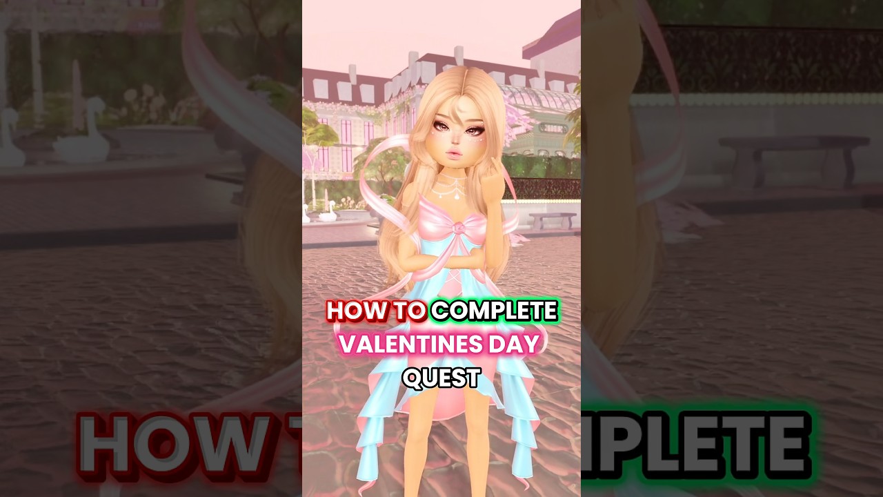 How to complete the valentine&rsquo;s day quest 2026 in DTI #shorts #fyp #roblox #dti #dresstoimpress