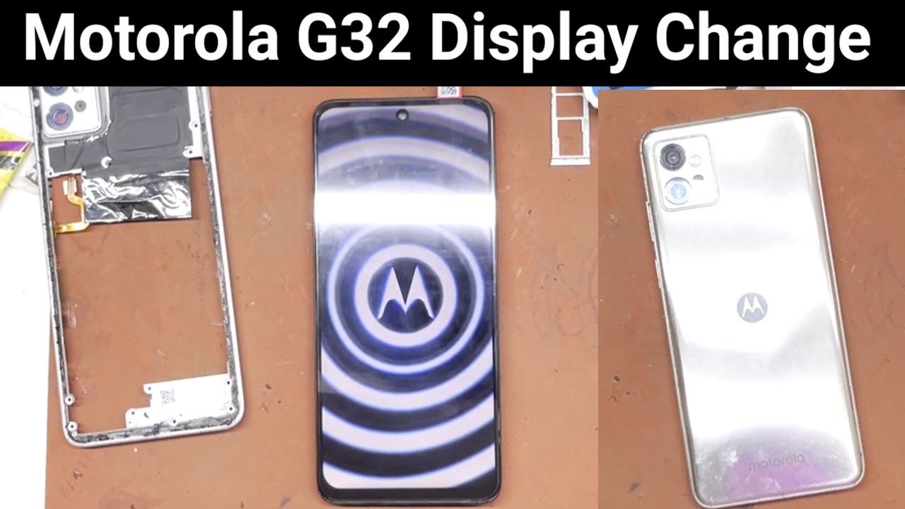 Motorola G32 Screen Repair | Cracked Display Fix 2022 | LCD Replacement Step by Step