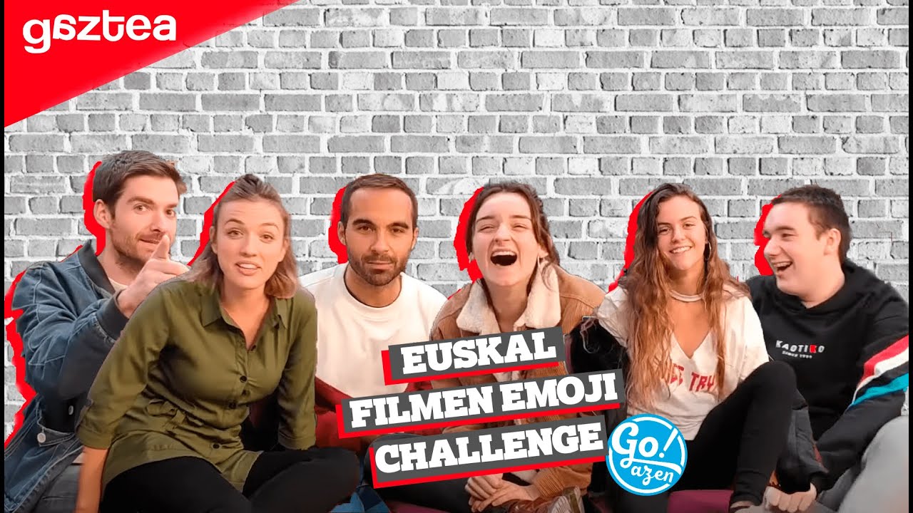 Euskal Filmen Emoji Challenge GO!AZENeko aktoreekin | gaztea